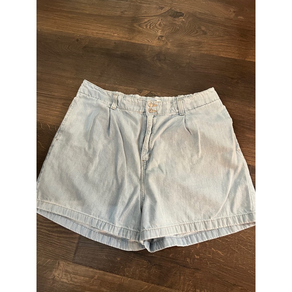 Denizen from Levi's Loose A-Line Shorts Light Wash Denim Size 18 W34